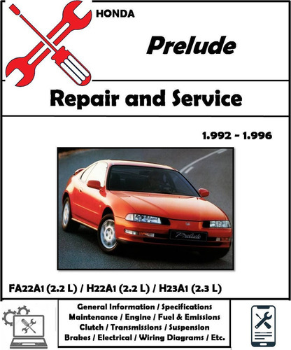 Manual Taller Honda Prelude 1992-1996