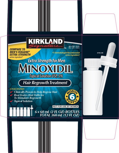 Imagen 4 de 6 de Minoxidil 5% Para 6 Meses + 1 Mes Gratis Foligain | Sellados