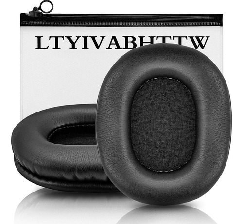 Almohadillas Para Auriculares Ath M50x Y Mas, Negra/suaves