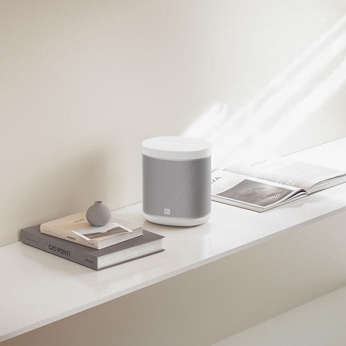 Caixa De Som Inteligente Xiaomi Com Google Assistente Cor Branco