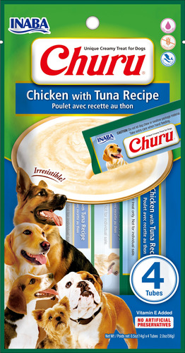 Snack Para Mascotas Churu Perros Premios 14g X 4 Tubos (56g)