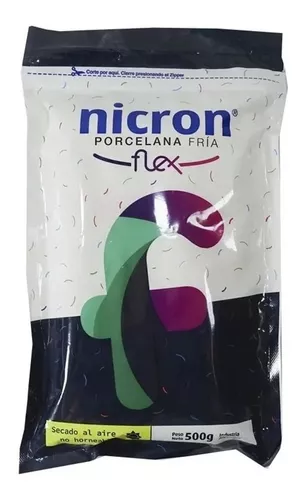 Porcelana Fría Tradicional Marca Nicron 500 Grs / Lauacu