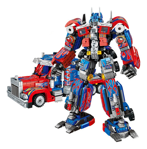 Optimus Prime Transformers 813 Peças Bloco De Montar