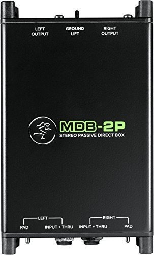 Mdb Estuche Directa Estereo Pasiva Entrada Dual 1 4  Xlr 2p