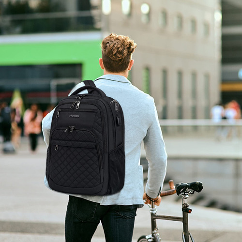 Mochila Kroser Para Portátil De Viaje De 17 Pulgadas, Repele