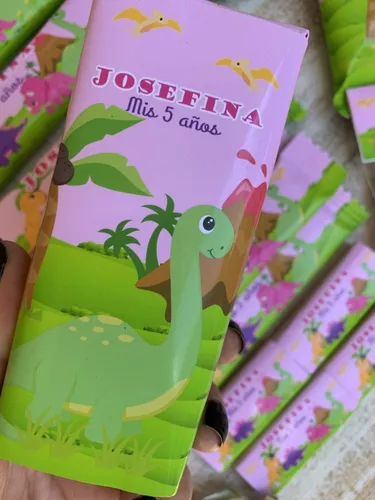 Dinosaurio Bebe Personalizadas Candy Bar