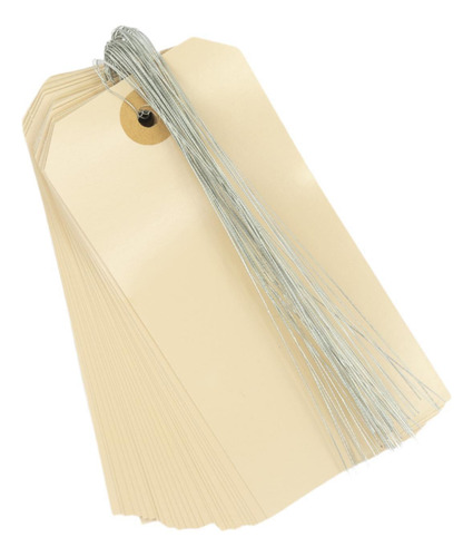 Etiquetas De Papel 100x Etiquetas De Regalo Con Alambre