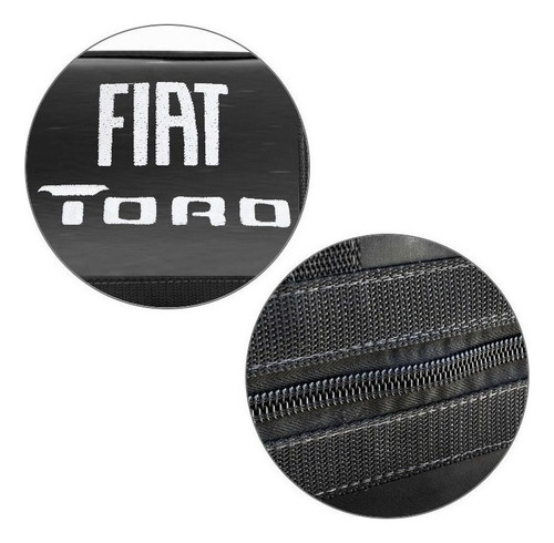 Mala Caçamba Impermeável 420l Bordado Fiat Toro 2020 2021