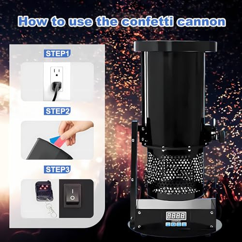 Mquina De Confeti Con Luces Led, Control Dmx - Eventos Dj