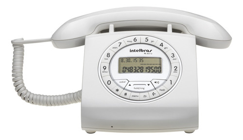 Telefone Intelbras TC 8312 fixo - cor branco