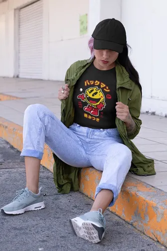 Camiseta Retro Arcade Pac Man Videojuego 1