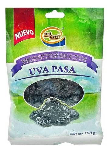 6 Pza Uva Pasa Dul Cerel 150 G