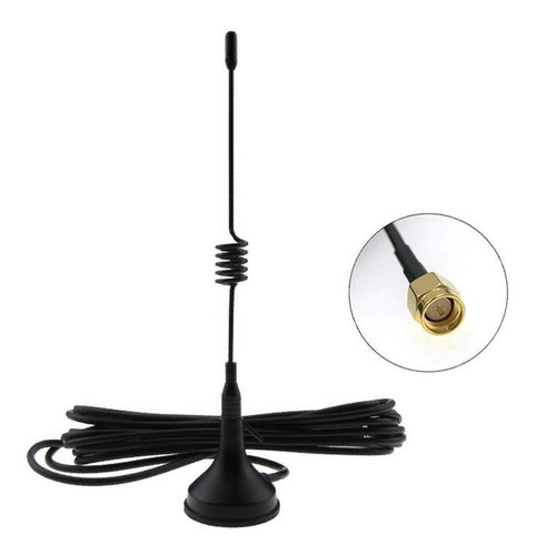 Antena Transceptor 433mhz 5dbi Sma Macho Base Magnética