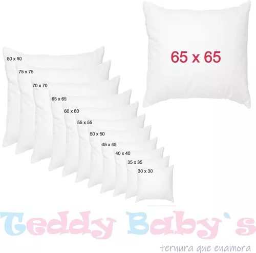 Relleno Para Cojin Teddy Babys 65 X 65 Set 2 Unid