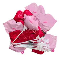 Comprar 10 Globo Labios Beso Autoinflable San Valentín Amor Yamistad