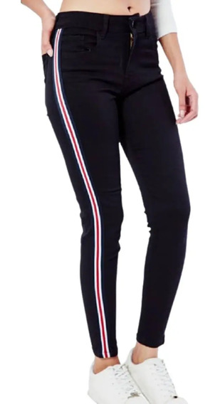 Pantalon Con Tiras A Los Costados De Mujer | MercadoLibre 📦