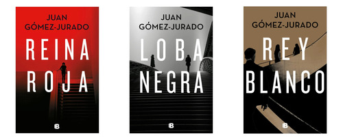 Reina Roja + Loba Negra + Rey Blanco - Gomez Jurado 3 Libros