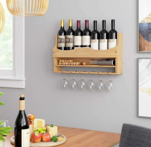 Cava De Vino De Madera Rústico Buffet Ideal Para Regalo
