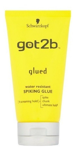 Gel Schwarzkopf Got2b -spiking Glue  Resistente Al Agua 5.1