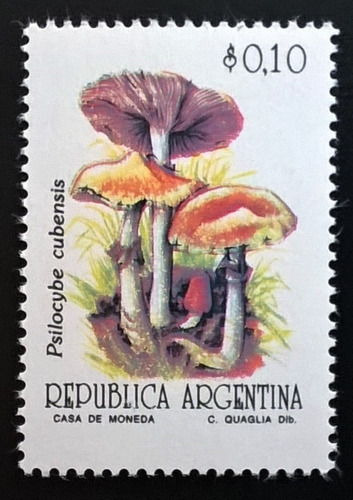 Argentina Hongos, Sello Gj 2591 0,10p Marfil 94 Mint L13675