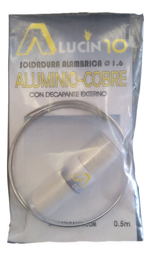 Soldadura Alambrica Alucin 10 Aluminio-cobre