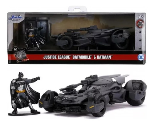 Batimóvil Y Batman Escala 1:32 De Liga De La Justicia 