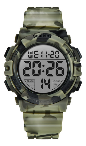 Reloj Para Hombre Deportivo Digital Multifunción Impermeable