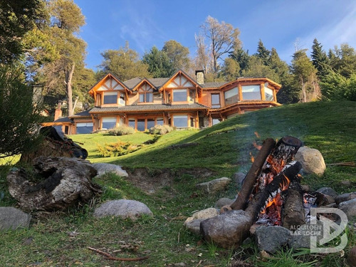 Imagen 19 de 20 de Alquiler Casa En Bariloche Con Costa De Lago Nahuel Huapi. 9 Pax. Km16. 306.