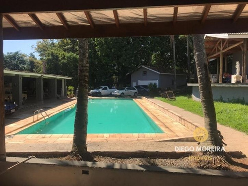 Imagem 9 de 15 de Chácara Em Atibaia Com 6 Dormitórios, Piscina E Casa De Alto Padrão - Ch31