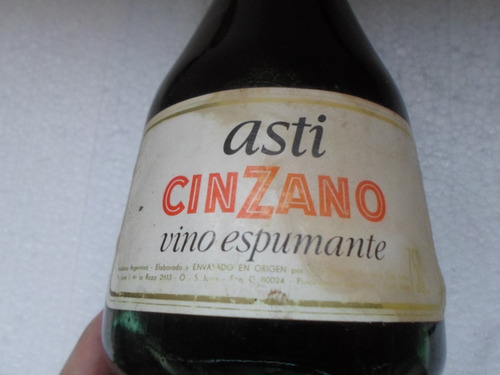 Botellas Asti Cinzano Y Vermouth El Abuelo Ambas Llenas
