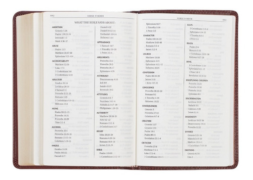 Imagen 5 de 9 de Biblia En Inglés King James Version Tamaño Compacto Café