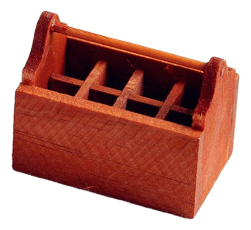 2 Caja De Herramientas De Madera 1/12, Sin Herramientas