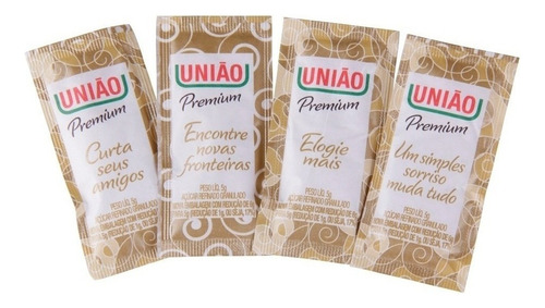 Açúcar Em Sachê Individual Pacotinho União - 100 Envelopes