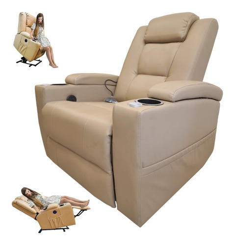 Sillon Masajeador Semicama Reclinable Y Autoelevable Relax