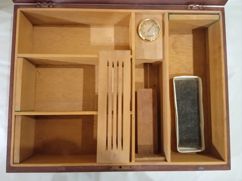 Imagen 5 de 6 de Humidor Para Conservar Habanos Con Higrometro