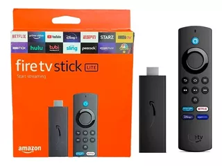 Fire Tv Stick Lite Alexa Controle C/atalho Tv Box Conversor