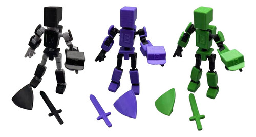 Figura De Ação Mini 13, Figura De Ação Mini T13 Impressa Em