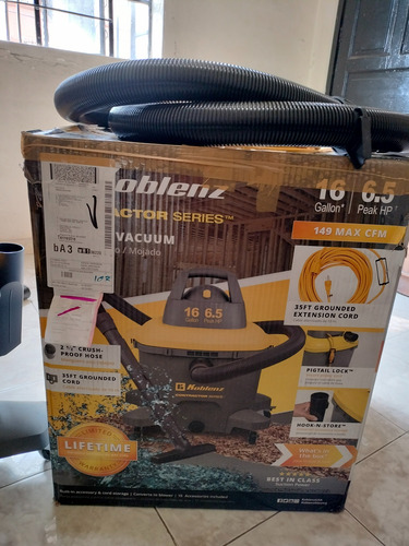 Aspiradora Koblenz Contractor Series 16 Galones Amarillo (Usado)