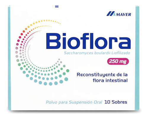 Bioflora (reconstituye La Flora Intestinal). 10 Sobres Sabor Frambuesa