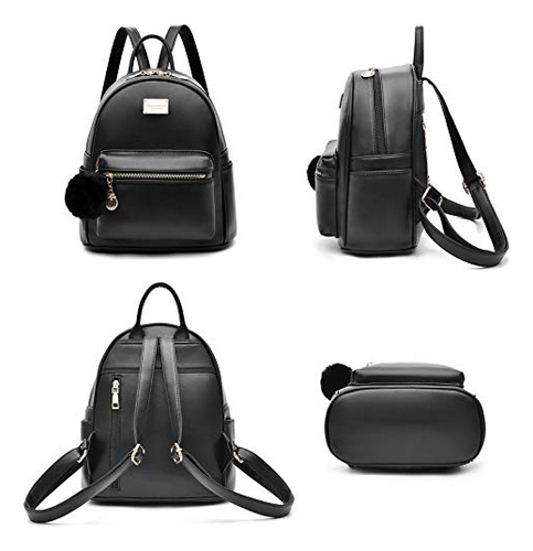 Ihayner Moda De Las Niñas Mochila Lindo De Cuero 5v1y5