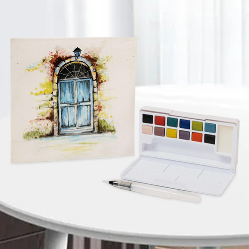 Juego De Pintura De Acuarela Sólida De Acuarela Para Jh