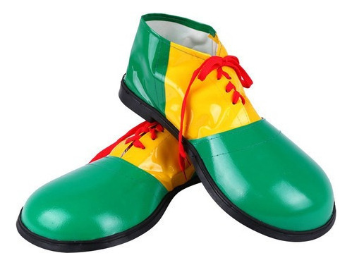 1 Par De Zapatos De Payaso De Halloween Botas Vestido Unisex