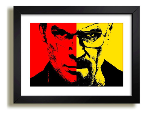 Quadro Dexter Breaking Bad Serie Filme Tv Decorativo Sala