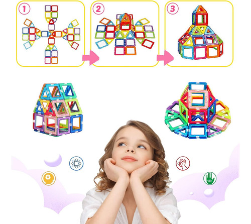 Juguetes Educativos De Troncos Magnéticos Hqxbnby Para Niños