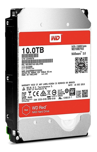 Disco Rigido 10tb Red Nas Wd Western Digital 256mb Mexx 3