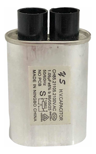 Condensador Capacitor Horno Microondas 1.05 Uf/mf 2100 V