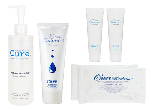 Set De Belleza Cure: Natural Aqua Gel Curado, Curar Agua Gel