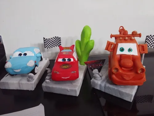 Adorno Mate O El Rayo Cars A Eleccion Porcelana Fria