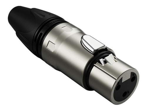 Kit 20 Conectores Linha Xlr Plug Fêmea 3 Polos Wireconex