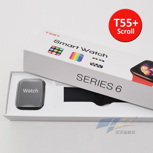 Imagen 2 de 3 de Reloj Inteligente Smartwatch T55+ Serie 6